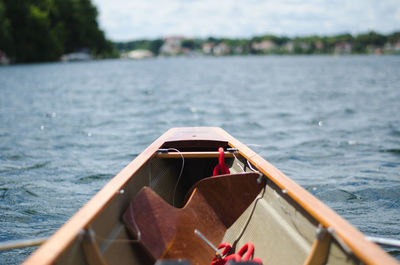 Boat in sea