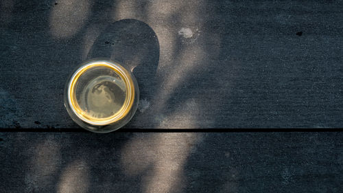 Close-up of car on road