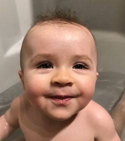 Portrait of cute girl