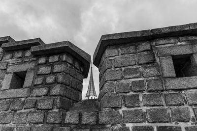 Low angle view of old building