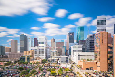 Skyscrapers in city