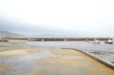 View of bridge over river