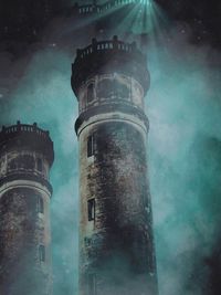 Abandoned building against sky