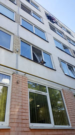 Low angle view of building against sky