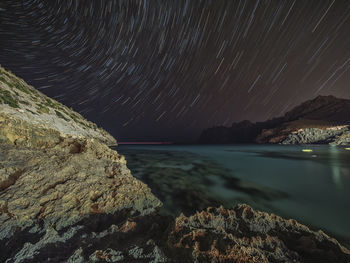 Scenic view of star field at night