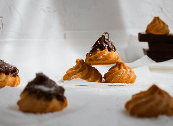 Close-up of dessert in plate