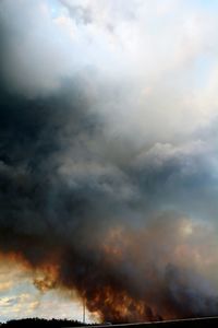 Storm clouds in sky