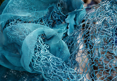 Close-up of fishing net