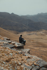 View at the mountains.