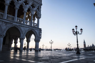 Low angle view of doges palace - venice against sky