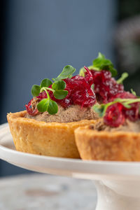 Close-up of food in plate