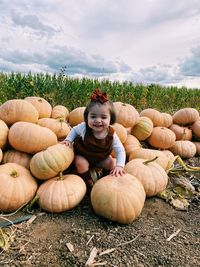 Pumpkin patch angel