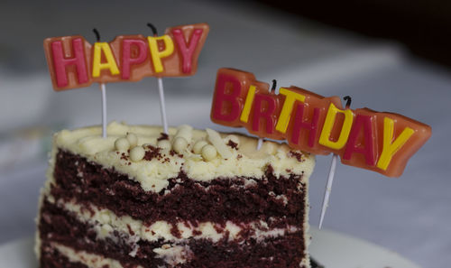 Close-up of cake