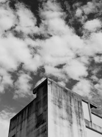 Low angle view of building against sky
