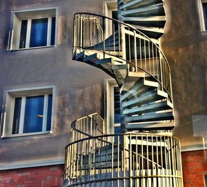 Low angle view of apartment building