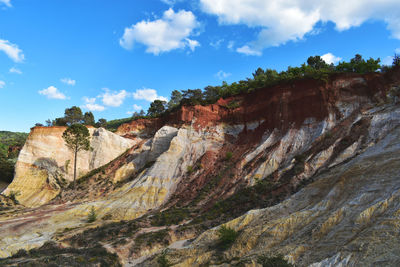 Scenic view of mountain against sky