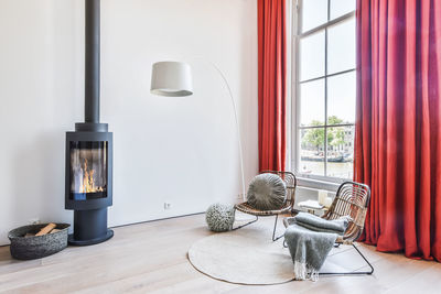 Table and chairs at home