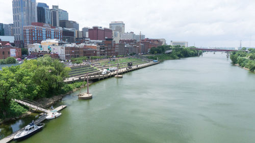 River with buildings in background