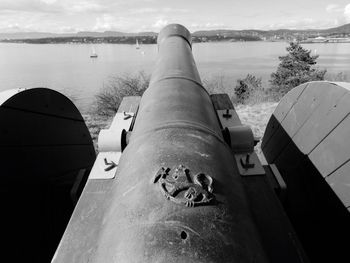 Panoramic view of sea against sky
