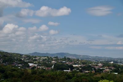 Townscape against sky