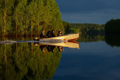 Scenic view of lake