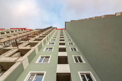 Low angle view of building against sky