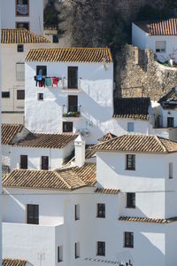 Residential buildings in town