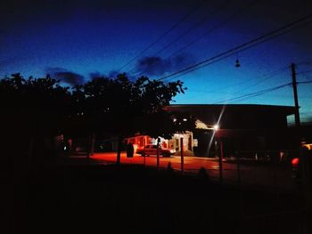 Railroad tracks at dusk