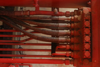 Close-up of pipes