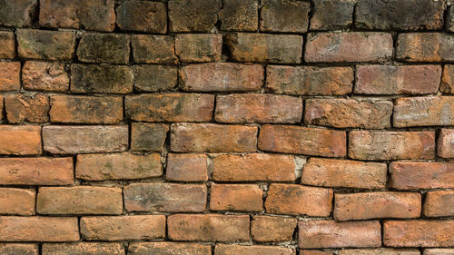 Full frame shot of brick wall