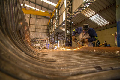 Man working in factory