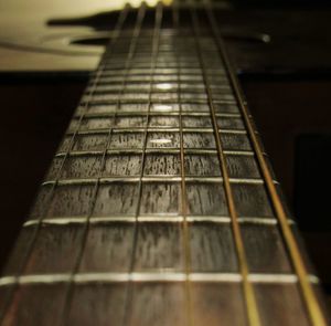 Close-up of guitar