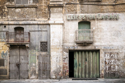 Exterior of old building