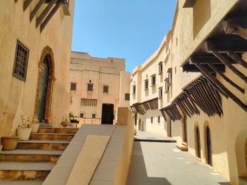 Low angle view of buildings in palais des rais