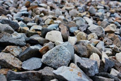 Full frame shot of pebbles