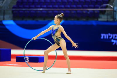 Rhythmic gymnastics in the professional arena