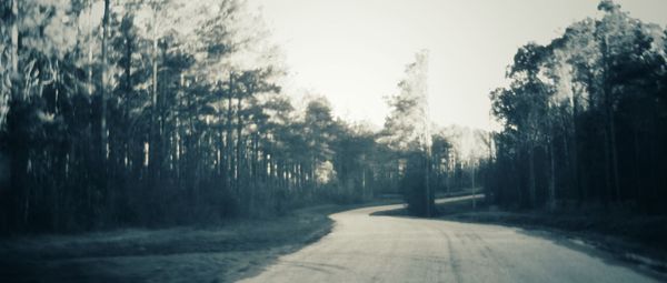 Road passing through landscape