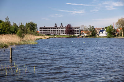 View of building by river