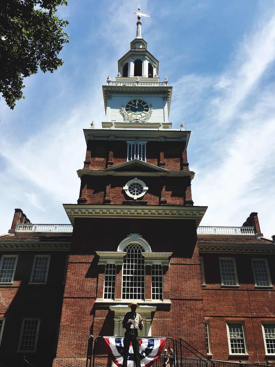 LOW ANGLE VIEW OF CLOCK TOWER AGAINST SKY