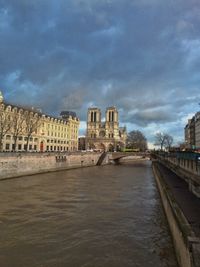 River with buildings in background