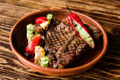 Close-up of food in bowl