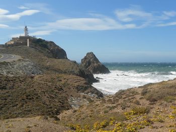 Scenic view of beach