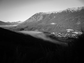 Scenic view of mountains