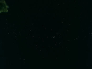 Full frame shot of sky at night