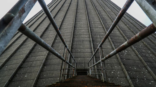 Staircase to industrial building