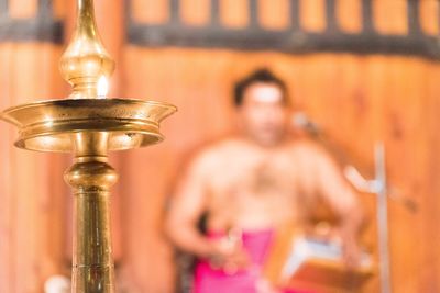 Close-up portrait of a man