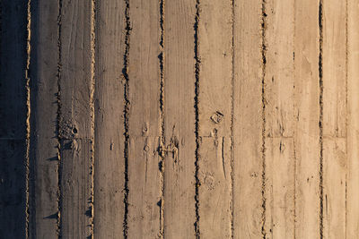 Detail shot of wooden plank