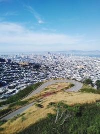 Aerial view of cityscape