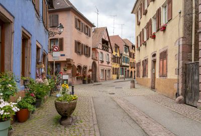 Street amidst buildings in city