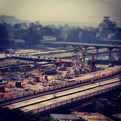 View of bridge in city